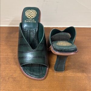 Vince Camuto Green Women's Heeled Mules